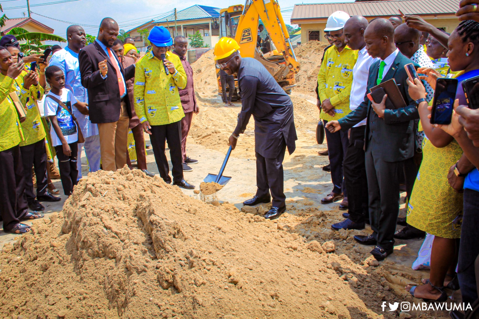 VP Bawumia cuts sod for the construction of Liberty Assemblies of God Church Hospital