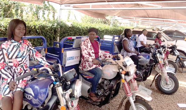 • Some of the women received tricycles