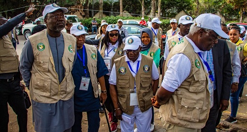 ECOWAS deployed a total of 250 election observers to the six geo-political zones in Nigeria to monitor the electoral process.