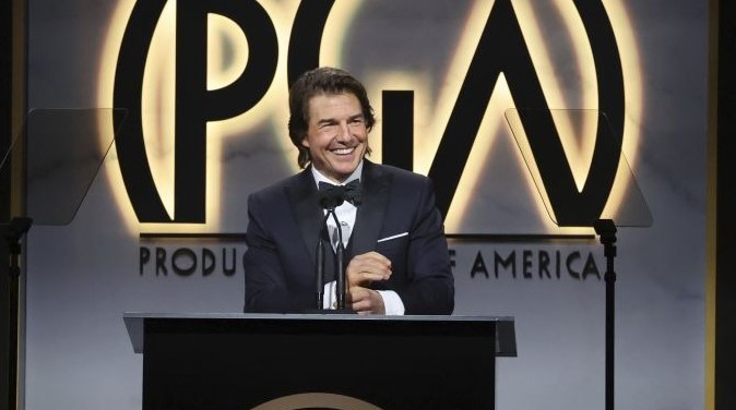 Tom Cruise thanks movie industry for his ‘adventurous life’ at PGA Awards
