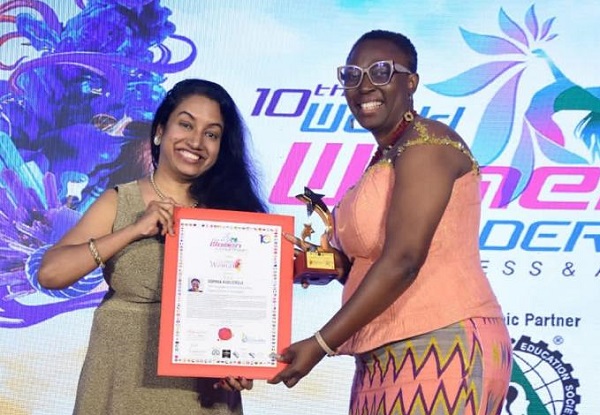 Sophia Kudjordji wins Global Woman Leader Award for 3rd time
