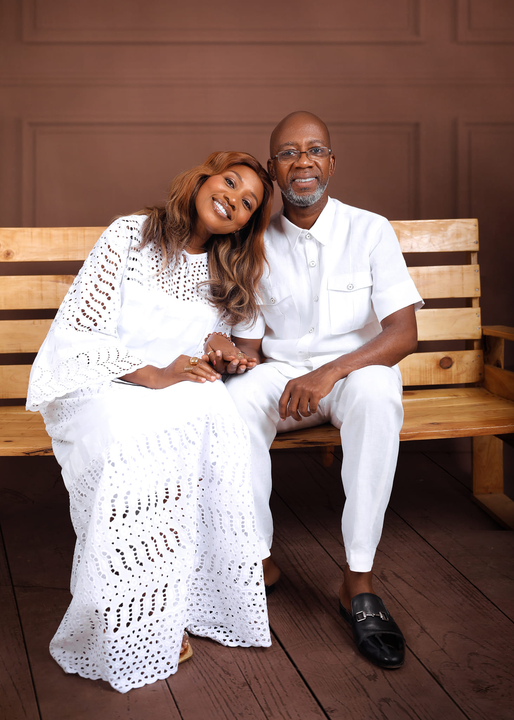 Veteran highlife singer, Rex Omar and wife Veteran highlife singer, Rex Omar and wife