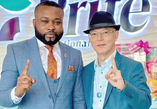 Dr Steven Lai (right), President &amp; Founder of Prife International, and Dr Williams S.K Anarfi, CEO, Spintex Medical Centre