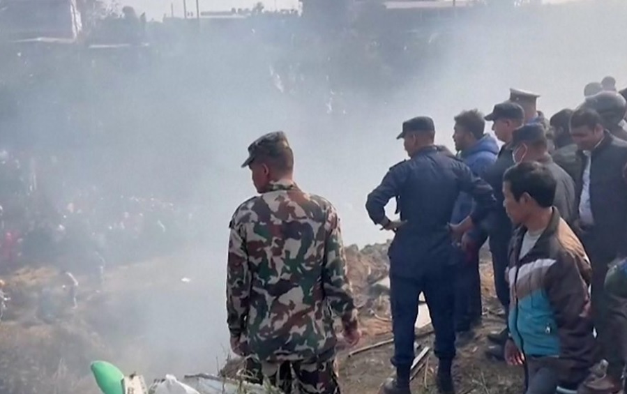 Nepal crash: Dozens killed as plane crashes near Pokhara airport