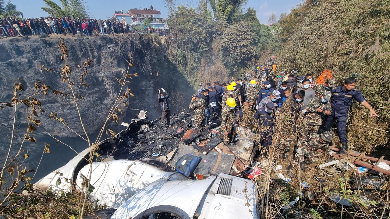 Nepal crash: Dozens killed as plane crashes near Pokhara airport