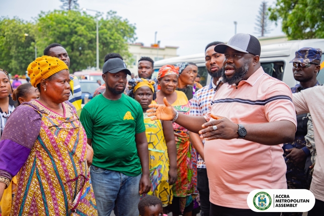 AMA boss engages street traders ahead of decongestion exercise in Accra on May 20