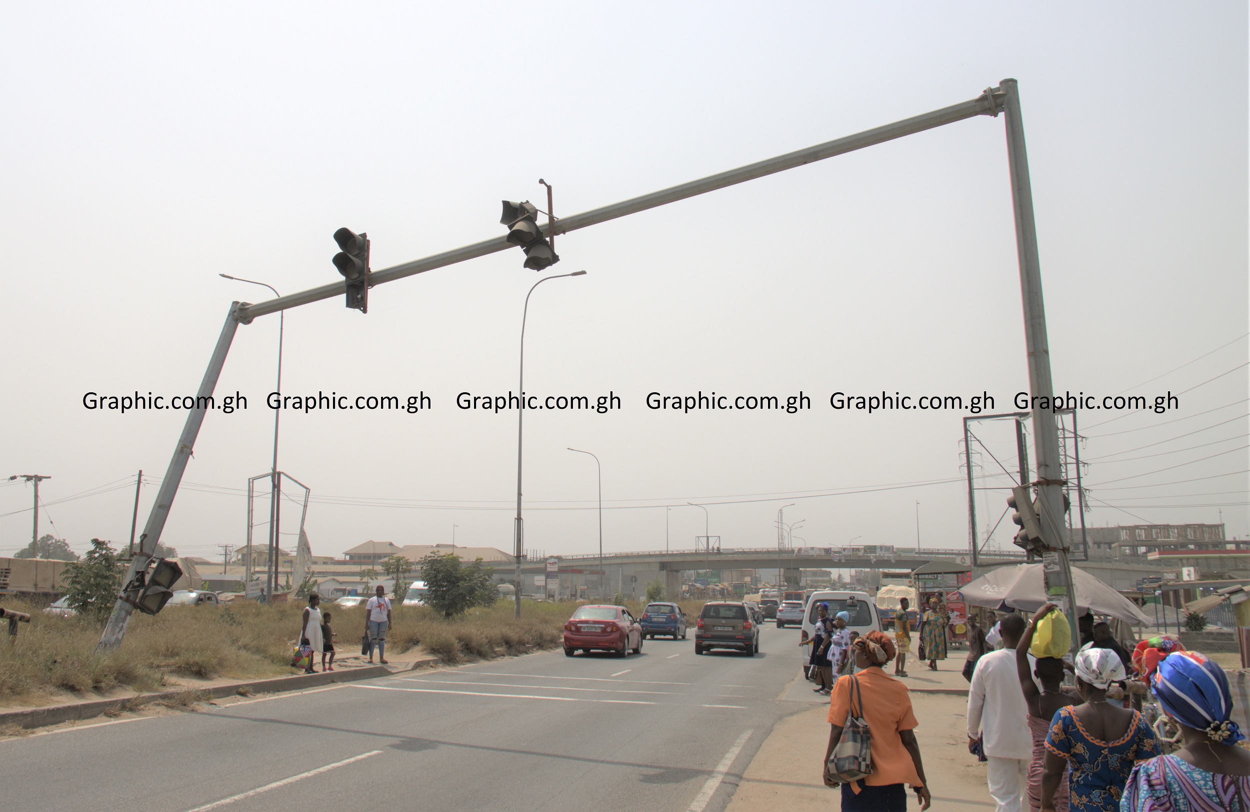 Danger ahead at Galilea Market on Accra-Kasoa highway