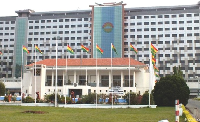 •The Parliament House of Ghana
