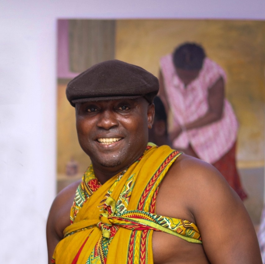 Nii Amasah catches eyes with his art
