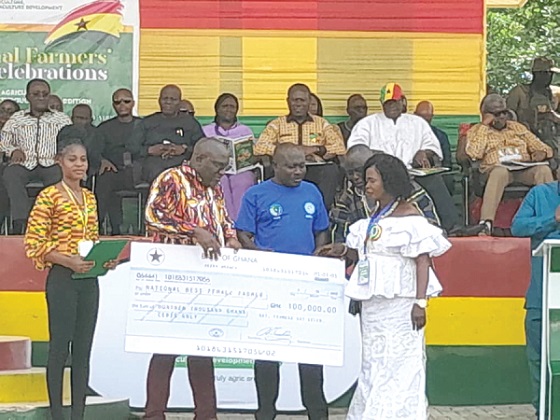 17 Years of integrated farming pays off...As Yaa Ajeley is declared Best Female farmer 2022