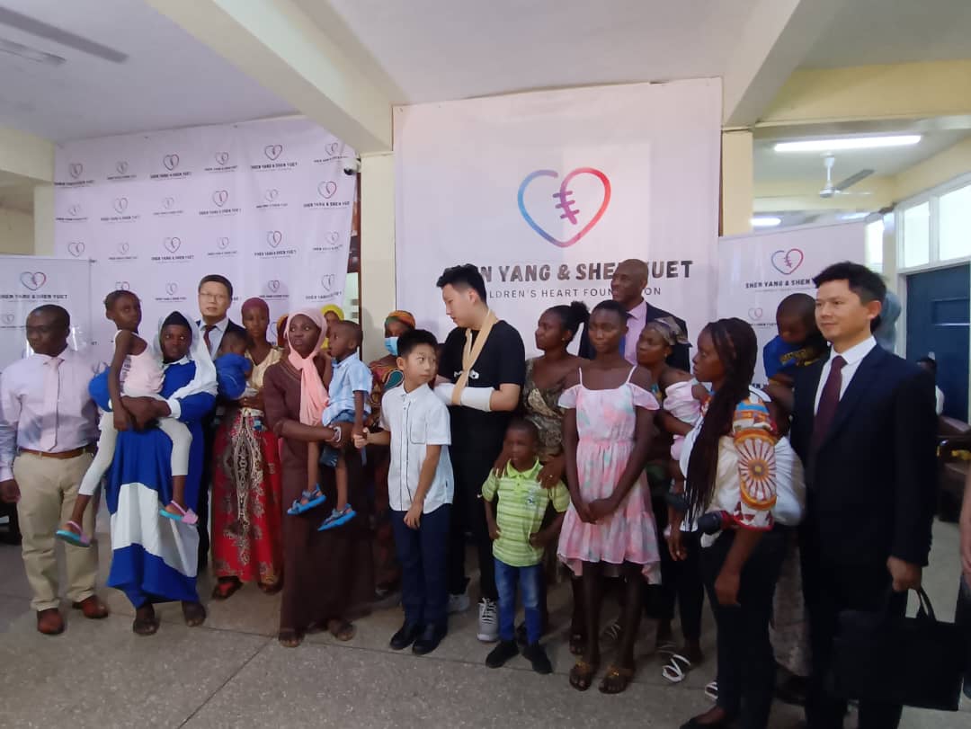 Shen Yang and Shen Yuet Heart Foundation to pay for 20 surgeries per year at Korle Bu