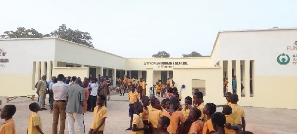 The new classroom infrastructure for the Atiyorun Primary School