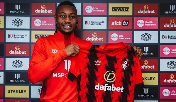 EPL side Bournemouth announce Antoine Semenyo signing