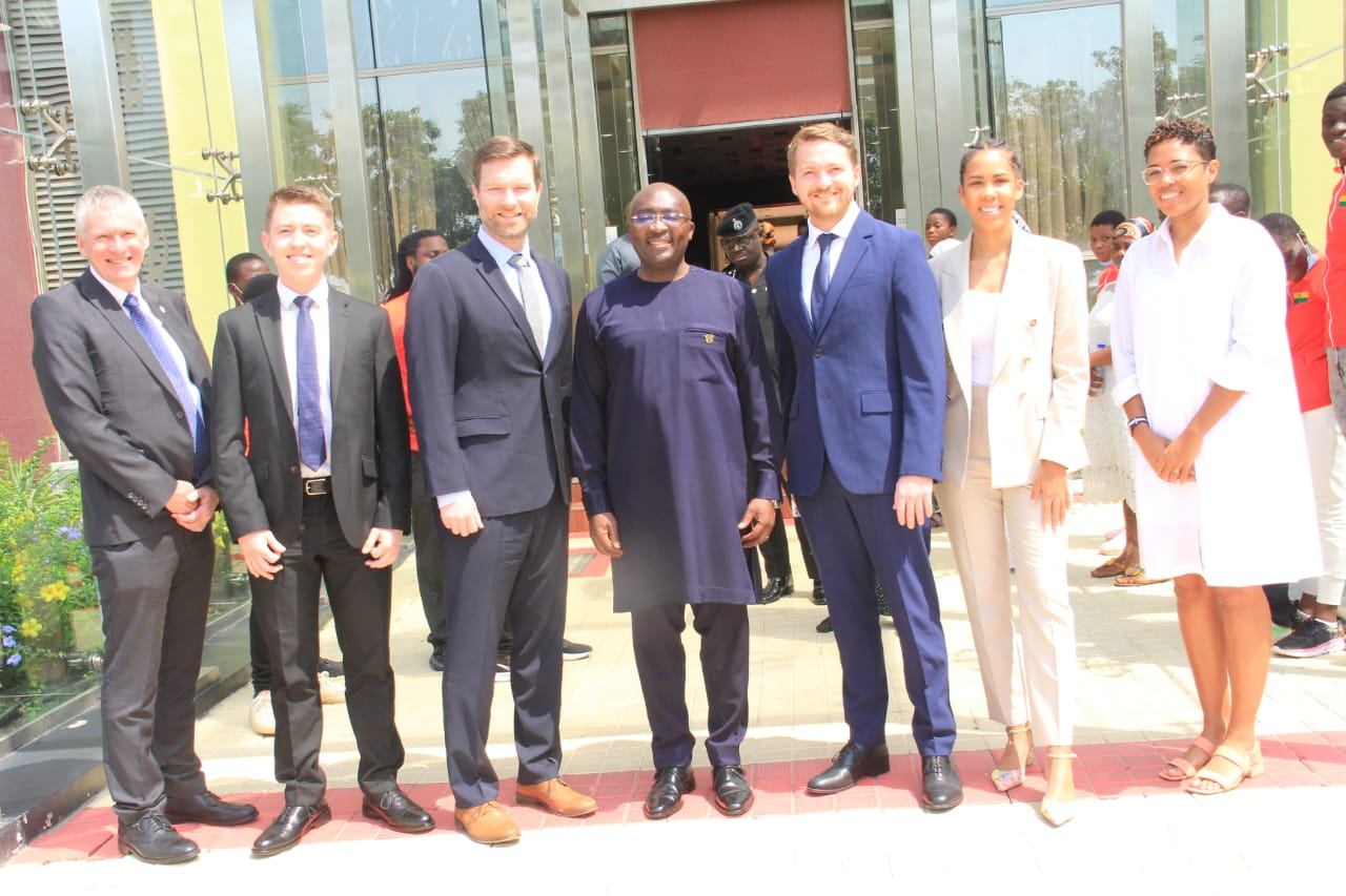 VP Bawumia hosts American football delegation as 9 Ghanaians set for Pro Bowl