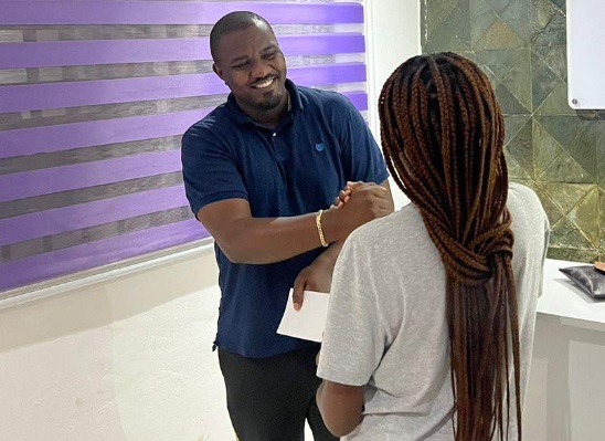 John Dumelo's campaign receives donation from 23 female students