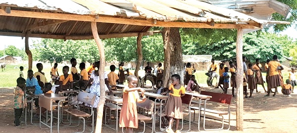 The lower primary school structure at Kudorkope