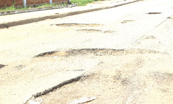 Some inner roads at Teshie Some inner roads at Teshie