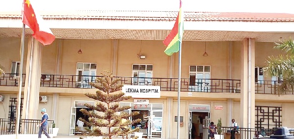 Front view of the LEKMA Hospital