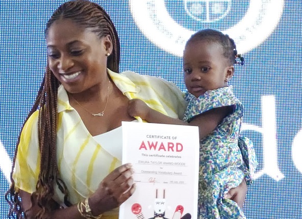 Chichi Yakubu, Brand Ambassador of the WIT School and a student at the graduation