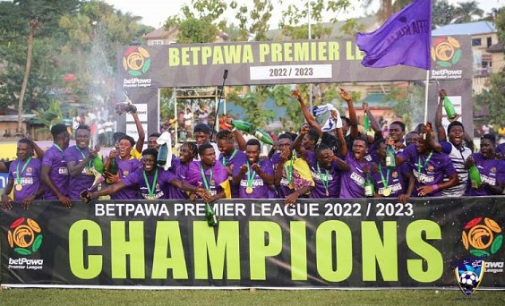 Medeama were crowned champions of the 2022/23 Ghana Premier League, earning GHC300,000 in prize money
