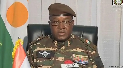 The military general appeared on state television and read a statement as 'president of the National Council for the Safeguarding of the Fatherland