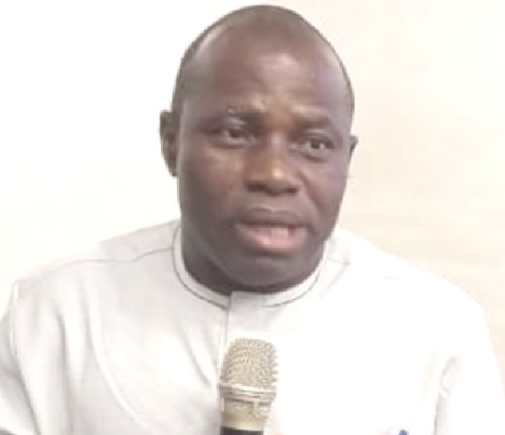 Yidana Zakaria, North East Regional Minister, addressing participants in the training