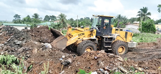 The 30-year-old refuse being cleared 