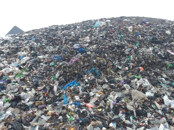 A refuse dump site