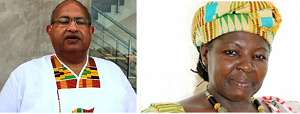 Nana Akosua Frimpomaa Sarpong Kumankumah — CPP flag bearer hopeful and  Dr Onsy Nathan Kwame Nkrumah — CPP flag bearer hopeful