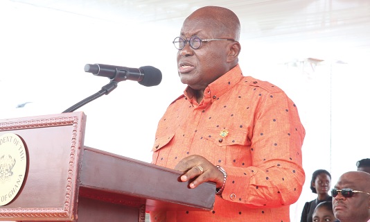 President Nana Addo Dankwa Akufo-Addo was parade Reviewing Officer at the graduation of Intake 31 of the Ghana Prisons Service