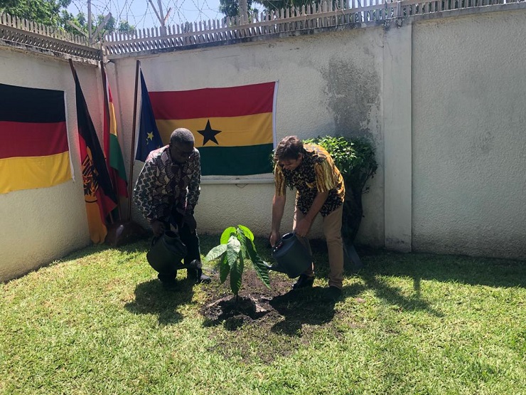 German Ambassador commends Prof. Frimpong-Boateng for role in environmental protection
