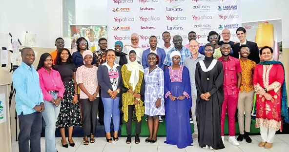 The first cohort graduates of Yepafrica Ghana