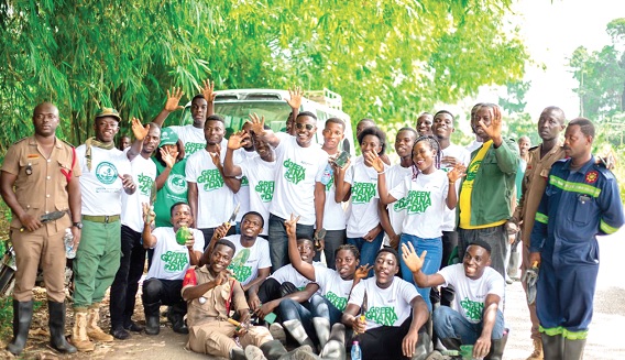 Representatives of the groups who joined Karpowership Ghana for the tree-planting exercise 