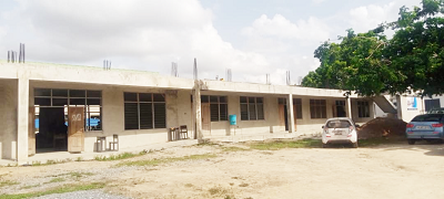 One of the  uncompleted classroom blocks at MEDASS