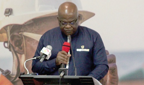 Thomas K. Alonsi, Director-General, Ghana Maritime Authority, speaking at the event