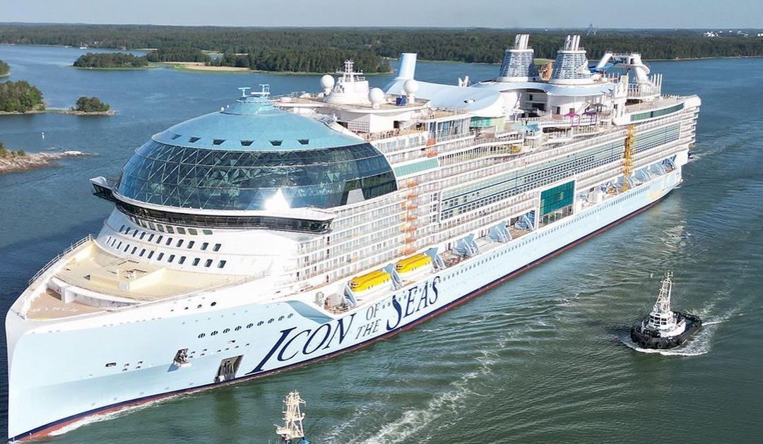 World's Largest Cruise Ship Sets Sail for the First Time in Initial Sea Trial