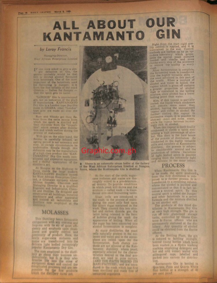 Graphic Ghana Month: Do you know about the popular 'Kantamanto Dry Gin'