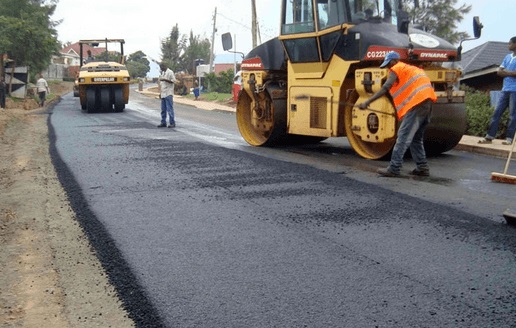 New roads under construction in parts of Ghana