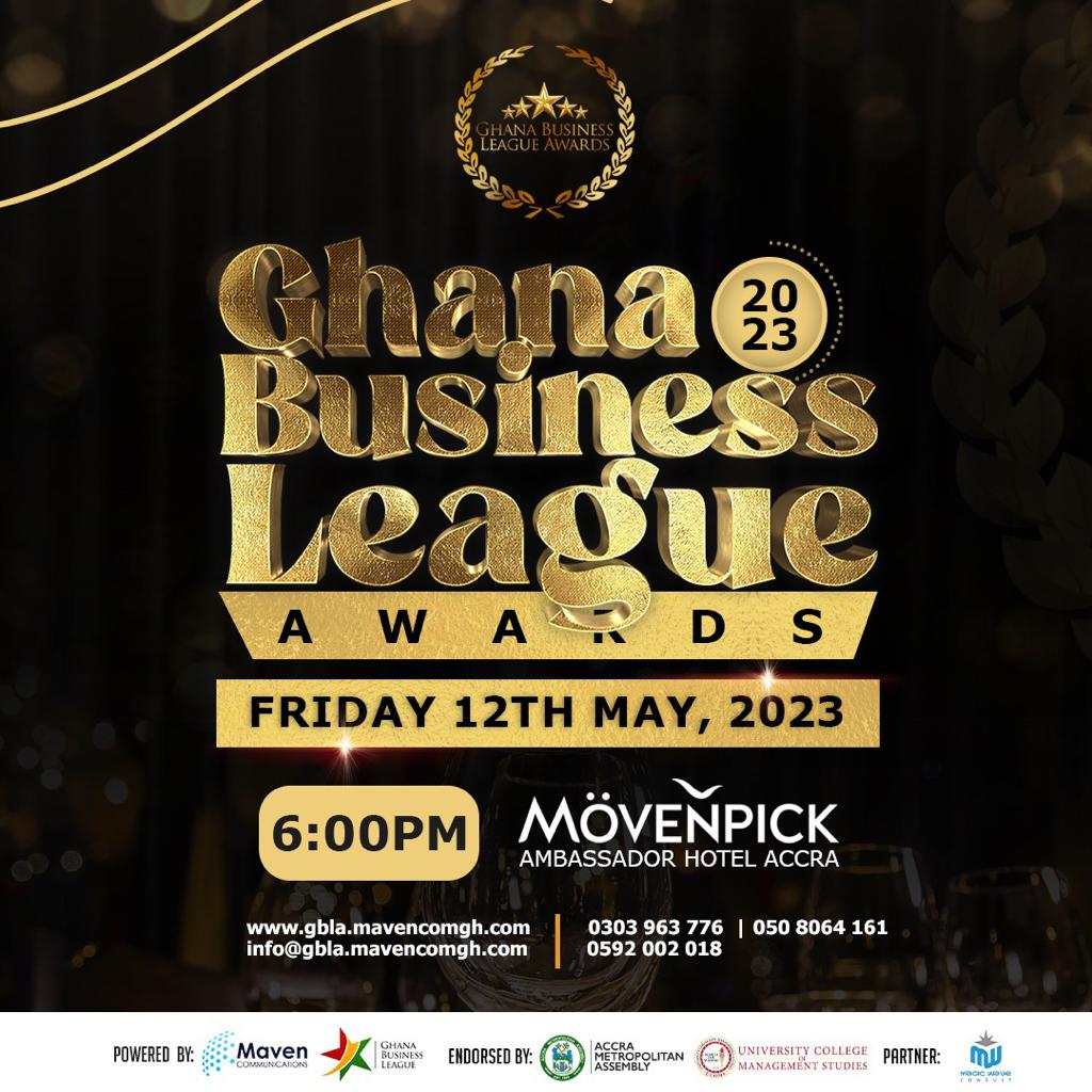 Maiden Ghana Business league awards scheduled for May 12, 2023