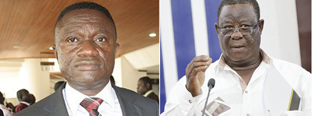  Isaac Adjei Mensah — Minority spokesperson on road and Kwasi Amoako-Attah — Roads and Highways Minister