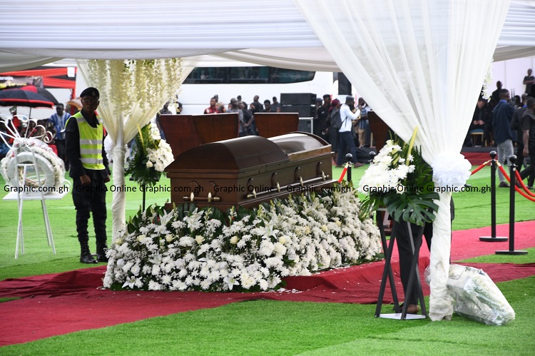 Ex-Stars gather to send Atsu off in state-assisted funeral. PICTURES BY EBOW HANSON