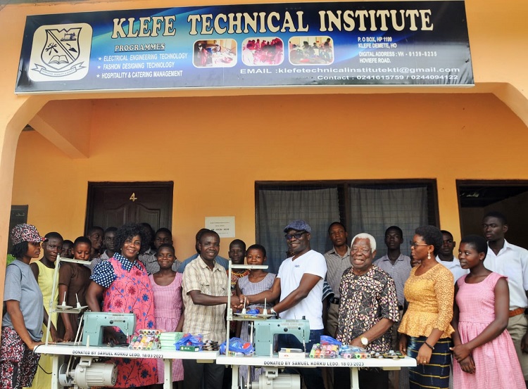 Philanthropist supports Klefe Technical Institute with industrial machines 