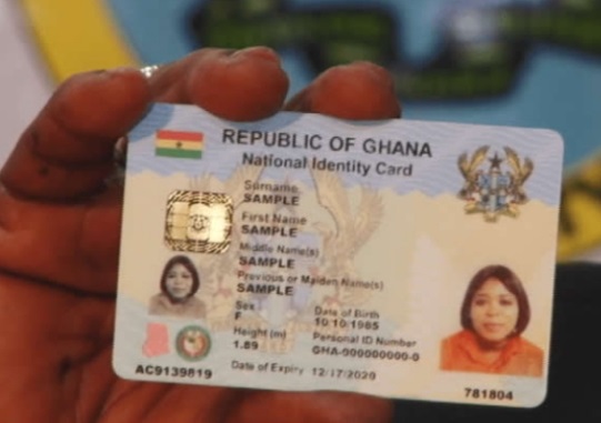 Backlog of 541,529 records; Printing of Ghana Cards expedited by NIA 