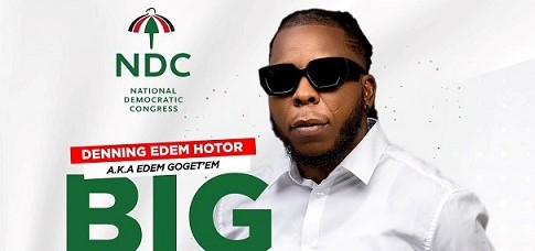 Rapper Edem announces bid for NDC political office