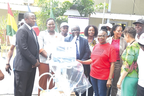 Namibia High Commission donates ventilator to Korle Bu PICU