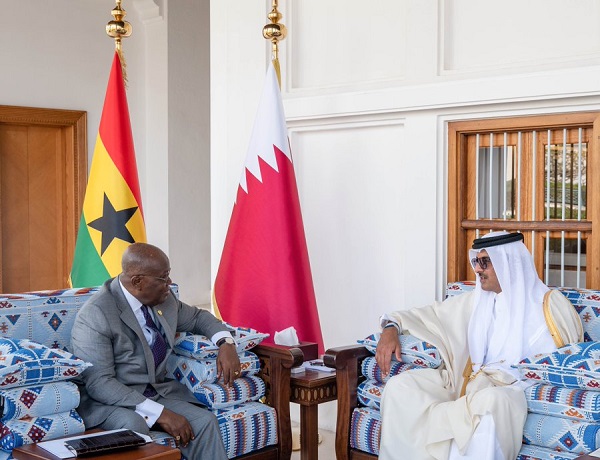 Doha: President Akufo-Addo holds talks with Amir of Qatar