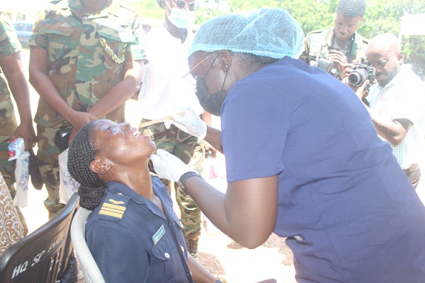Ghana Armed Forces mark World Oral Health Day