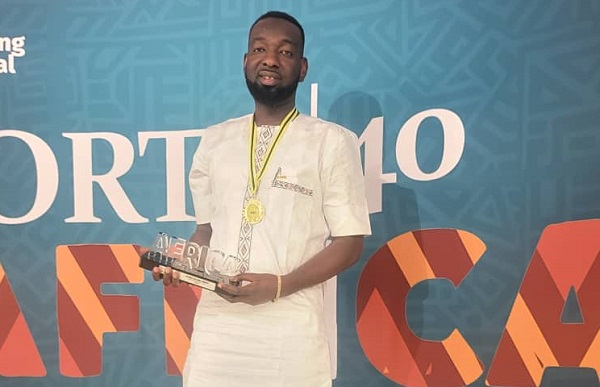 Afro Arab Group CEO dedicates 40Underforty Africa Award to Youth in Nima and Maamobi