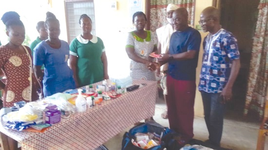 Philanthropists donate to Laklebi-Duga Health Centre