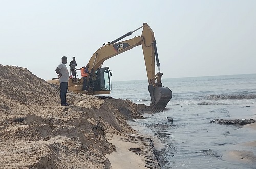 Dredging of the Klottey Lagoon 